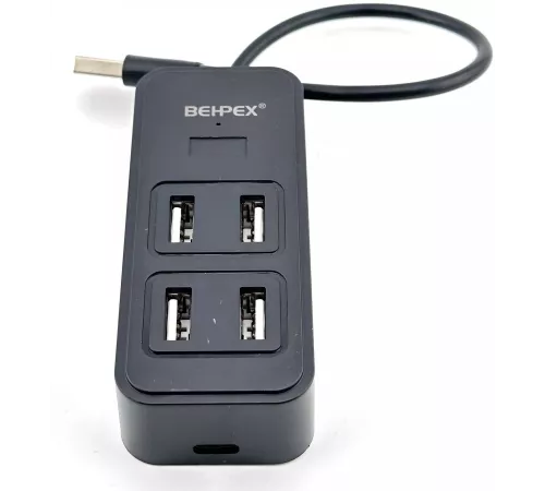 Разветвитель USB 2.0 BPH-1901T 4порт. черный