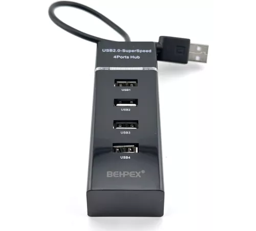 Разветвитель USB 2.0 BPH-920 4порт. черный