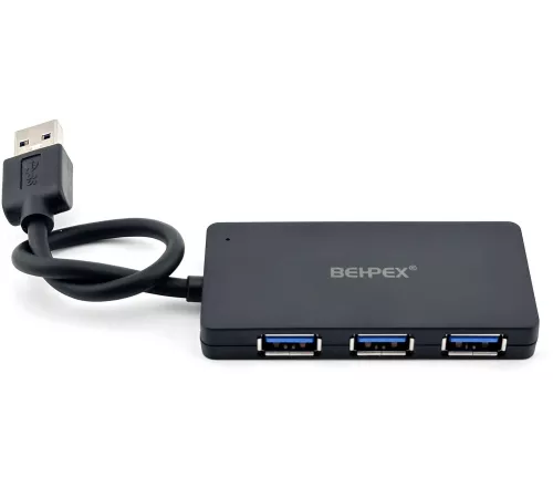 Разветвитель USB 3.0 BPH-3013 4порт. черный