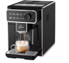 Кофемашина Kitfort КТ-7256 1350Вт черный/нержавеющая сталь