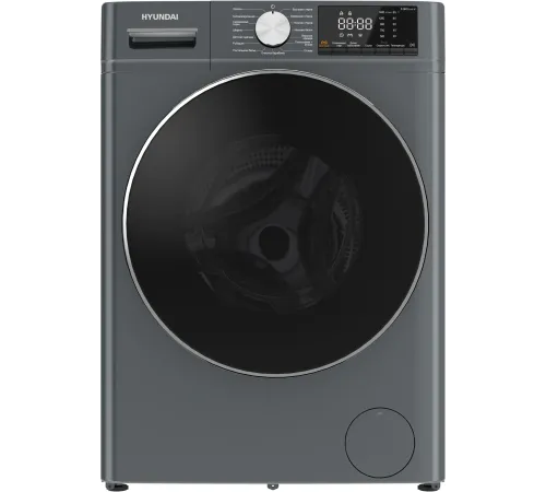 Стиральная машина Hyundai WFD9403 класс: B загр.фронтальная макс.:10кг (с сушкой) темно-серый