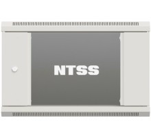 Шкаф коммутационный NTSS Премиум (NTSS-W15U6060GS) настенный 15U 600x600мм пер.дв.стекл 60кг серый IP20 сталь