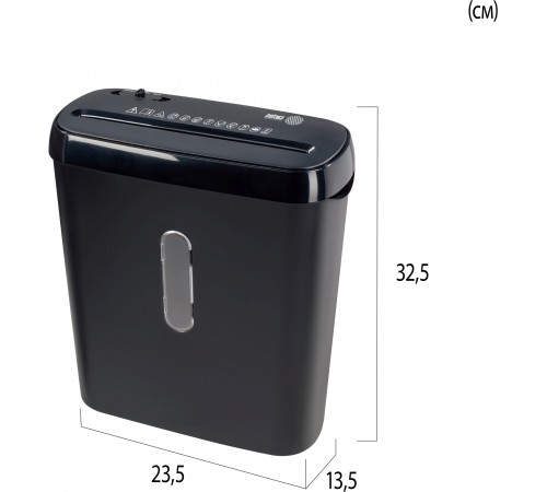 Шредер Cactus CS-SH-A1 (секр.Р-2)/ленты/6лист./8лтр.