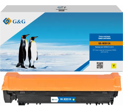 Картридж Картридж G&G 659X для HP CLJ M776/M856 (13 000 стр.), желтый (GG-W2012A)