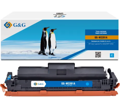 Картридж лазерный G&G GG-W2201A W2201A голубой (1800стр.) для HP CLJ Pro 4202/MFP 4302 Картридж лазерный G&G GG-W2201A W2201A голубой (1800стр.) для HP CLJ Pro 4202/MFP 4302