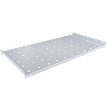 Полка стационарная NTSS NTSS-FSW-450 1U нагр.:20кг. 19" 450мм серый (упак.:1шт)