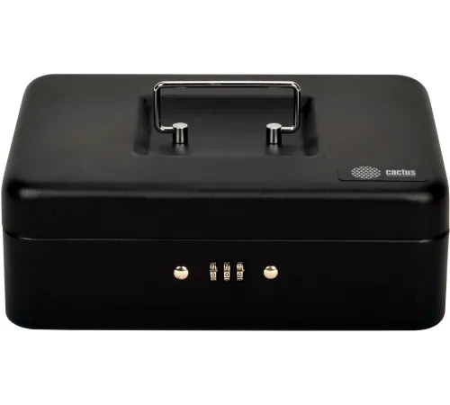 Ящик для денег Cactus CS-DCB-003 90x250x180 графитовый 1.2кг Ящик для денег Cactus CS-DCB-003 90x250x180 графитовый 1.2кг
