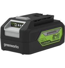 Greenworks Аккумулятор G24B4II, { 24v, li-ion, 4 А·ч, пиковый ток 55А } [2938407]