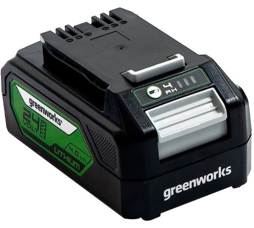 Greenworks Аккумулятор G24B4II, { 24v, li-ion, 4 А·ч, пиковый ток 55А } [2938407]
