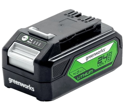 Greenworks Аккумулятор G24B4II, { 24v, li-ion, 4 А·ч, пиковый ток 55А } [2938407]