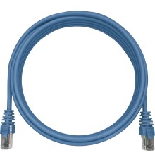 Патч-корд NTSS NTSS-PC-UTP-RJ45-5e-1.0-LSZH-BU NTSS-PC-UTP-RJ45-5E-1.0-LSZH UTP RJ-45 вил.-вилка RJ-45 кат.5E 1м синий LSZH (уп.:1шт) 26AWG