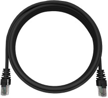 Патч-корд NTSS NTSS-PC-UTP-RJ45-5e-0.5-LSZH-BL NTSS-PC-UTP-RJ45-5E-0.5-LSZH UTP RJ-45 вил.-вилка RJ-45 кат.5E 0.5м черный LSZH (уп.:1шт) 26AWG