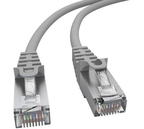 Патч-корд NTSS NTSS-PC-FTP-RJ45-5e-5.0-LSZH-GY NTSS-PC-FTP-RJ45-5E-5.0-LSZH FTP RJ-45 вил.-вилка RJ-45 кат.5E 5м серый LSZH (уп.:1шт) 26AWG