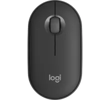 Мышь Logitech Pebble M350S графитовый оптическая (1000dpi) silent беспроводная BT/Radio USB (2but)