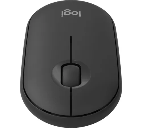 Мышь Logitech Pebble M350S графитовый оптическая (1000dpi) silent беспроводная BT/Radio USB (2but)