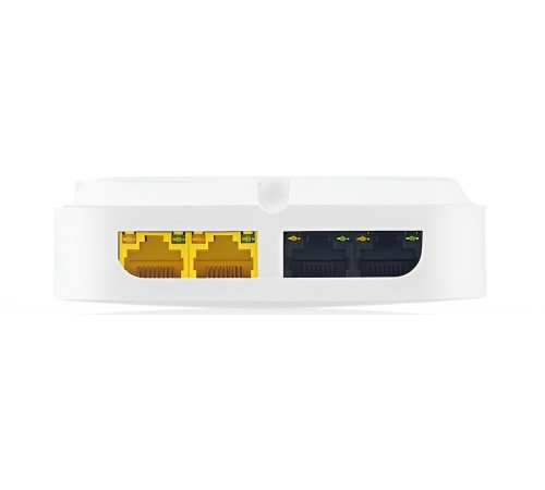 Точка беспроводного доступа Точка доступа Zyxel NebulaFlex Pro WAX300H, WiFi 6, 802.11a/b/g/n/ac/ax (2,4 и 5 ГГц), MU-MIMO, настенная, антенны 2x2, до 575+2400 Мбит/с, 4xLAN GE (1x PoE out), защита от 3G/4G, PoE only (WAX300H-EU0101F)
