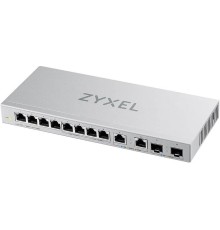 Коммутатор Коммутатор Zyxel XGS1010-12, 8xGE, 2x1/2,5GE, 2xSFP+, настольный, бесшумный (XGS1010-12-ZZ0102F)