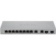 Коммутатор Коммутатор Zyxel XGS1010-12, 8xGE, 2x1/2,5GE, 2xSFP+, настольный, бесшумный (XGS1010-12-ZZ0102F)