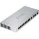 Коммутатор Коммутатор Zyxel XGS1010-12, 8xGE, 2x1/2,5GE, 2xSFP+, настольный, бесшумный (XGS1010-12-ZZ0102F)