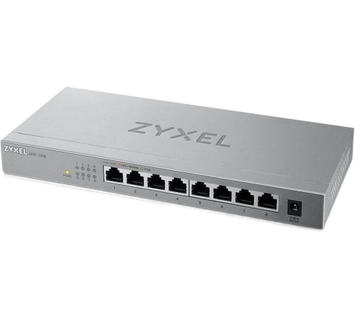 Коммутатор Zyxel XMG-108-ZZ0101F 8x2.5Гбит/с 1SFP+ неуправляемый Коммутатор Zyxel XMG-108-ZZ0101F 8x2.5Гбит/с 1SFP+ неуправляемый