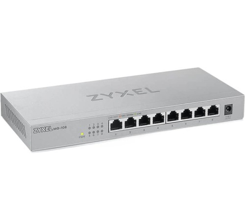 Коммутатор Zyxel XMG-108-ZZ0101F 8x2.5Гбит/с 1SFP+ неуправляемый Коммутатор Zyxel XMG-108-ZZ0101F 8x2.5Гбит/с 1SFP+ неуправляемый