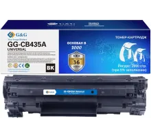 Картридж лазерный G&G GG-CB435A UNIVERSAL черный (2000стр.) для HP P1005/1006/1505/M1120/Canon MF3010/4410/4412/4420n/HP М1522/P1102/1214/M1132/1212nf/1217nfw/1218nfs/P1560/1566/1606/M1536dnf;Canon D520/530/550/MF4450/4452/4550d/4570/4770n/4880dw/4890dw/L
