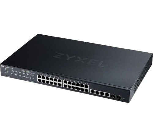 Коммутатор Мультигигабитный Smart L3 Lite коммутатор Zyxel NebulaFlex XMG1915-18EP, rack 19", 16xRJ-45: 1/2.5G (8 из них PoE++), 2xSFP+, бюджет PoE 180 Вт (XMG1915-18EP-EU0101F) Коммутатор Мультигигабитный Smart L3 Lite коммутатор Zyxel NebulaFlex XMG1915-18EP, rack 19", 16xRJ-45: 1/2.5G (8 из них PoE++), 2xSFP+, бюджет PoE 180 Вт (XMG1915-18EP-EU0101F)