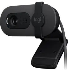 Камера Web Logitech HD Webcam Brio 90 графитовый 2Mpix (1920x1080) USB Type-C с микрофоном (960-001581)