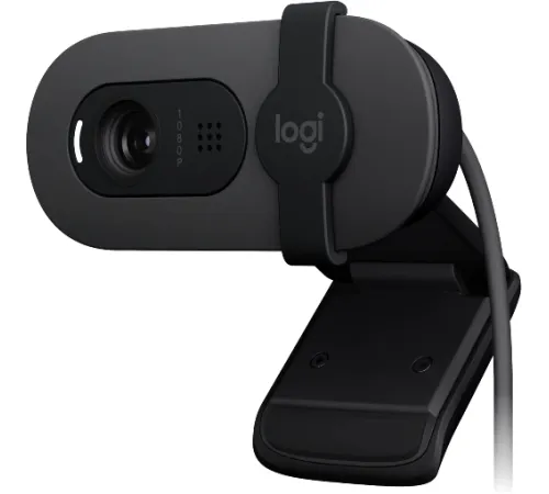 Камера Web Logitech HD Webcam Brio 90 графитовый 2Mpix (1920x1080) USB Type-C с микрофоном (960-001581) Камера Web Logitech HD Webcam Brio 90 графитовый 2Mpix (1920x1080) USB Type-C с микрофоном (960-001581)