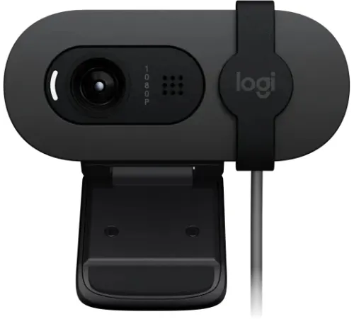 Камера Web Logitech HD Webcam Brio 90 графитовый 2Mpix (1920x1080) USB Type-C с микрофоном (960-001581) Камера Web Logitech HD Webcam Brio 90 графитовый 2Mpix (1920x1080) USB Type-C с микрофоном (960-001581)