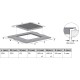 Индукционная варочная поверхность Weissgauff PREMIUM HI 642 BSCM Dual Flex черный