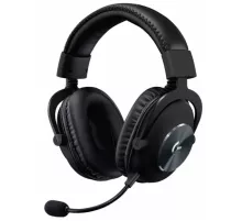 Наушники с микрофоном Logitech G Pro X черный 2м мониторные оголовье (981-000819)