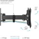 Кронштейн для телевизора Kromax CORBEL-2 черный 10"-32" макс.25кг настенный поворот и наклон