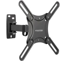 Кронштейн для телевизора Kromax CORBEL-4 черный 15"-42" макс.25кг настенный поворот и наклон