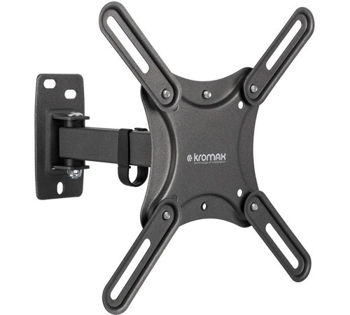 Кронштейн для телевизора Kromax CORBEL-4 черный 15"-42" макс.25кг настенный поворот и наклон Кронштейн для телевизора Kromax CORBEL-4 черный 15"-42" макс.25кг настенный поворот и наклон