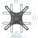 Кронштейн для телевизора Kromax CORBEL-4 черный 15"-42" макс.25кг настенный поворот и наклон
