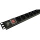 Блок распределения питания NTSS NTSS-PDU-DA1016 гор.размещ. 8x базовые 10A C14