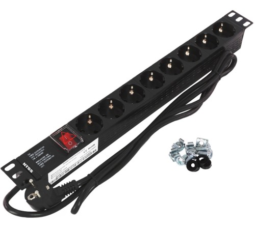 Блок распределения питания NTSS NTSS-PDU-DA2032 гор.размещ. 8x базовые 16A Schuko 1.8м