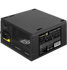 Блок питания 500W ExeGate 500PPE (ATX, APFC, PC, 80 PLUS, 12cm fan, 24pin, 2x(4+4)pin, 2xPCI-E, 5xSATA, 3xIDE, black, кабель) (EX260641RUS-PC)
