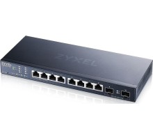 Коммутатор Мультигигабитный Smart L3 Lite коммутатор Zyxel NebulaFlex XMG1915-10E, 8xRJ-45: 1/2.5G, 2xSFP+, бесшумный (без вентилятора) (XMG1915-10E-EU0101F)