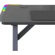 Стол игровой Cactus CS-GTZ-BK-RGB столешница ДСП черный каркас черный