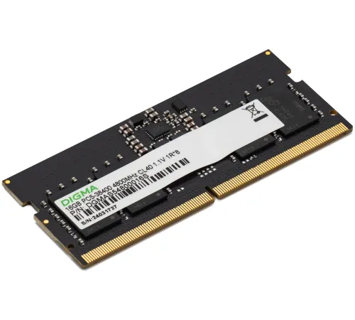 Память DDR5 16GB 4800MHz Digma DGMAS54800016S RTL PC5-38400 CL40 SO-DIMM 262-pin 1.1В single rank Ret