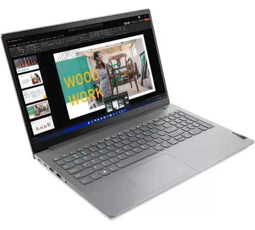 Ноутбук Lenovo Thinkbook 15 G4 IAP Core i7 1255U 8Gb SSD512Gb Intel Iris Xe graphics 15.6" TN FHD (1920x1080) Windows 11 Professional grey WiFi BT Cam (21DJ00SUUS)