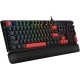 Клавиатура A4Tech Bloody S515R механическая черный USB for gamer LED (подставка для запястий) (S515R FIRE BLACK)