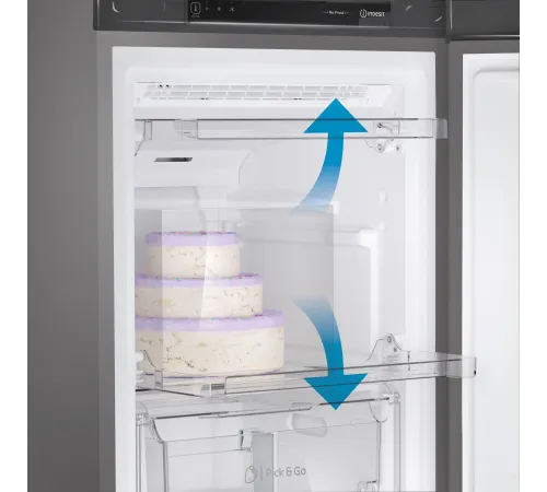 Морозильная камера Indesit DFZ 4150 G серебристый Морозильная камера Indesit DFZ 4150 G серебристый