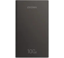 Мобильный аккумулятор Digma DGPD100WA 20000mAh QC3.0/PD3.0 100W 5A 2xUSB-A/2xUSB-C черный (DGPD20A100ABK)
