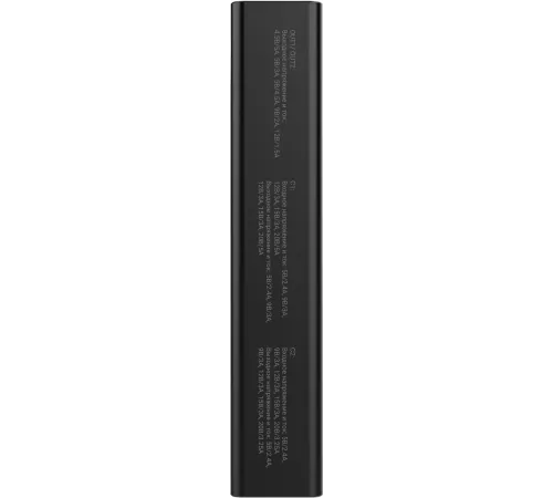 Мобильный аккумулятор Digma DGPD100WA 20000mAh QC3.0/PD3.0 100W 5A 2xUSB-A/2xUSB-C черный (DGPD20A100ABK)