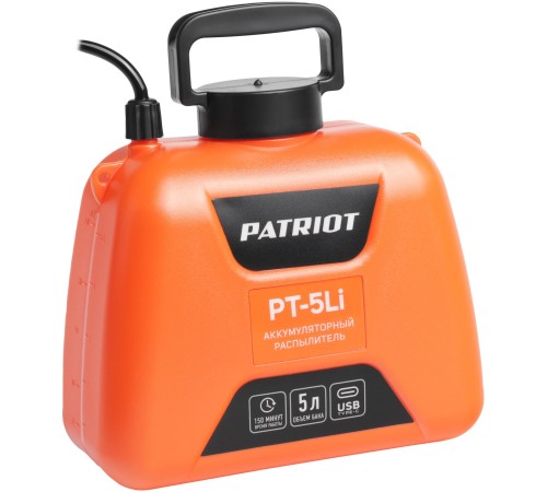 Опрыскиватель Patriot PT-5Li аккум. наплеч. 5л оранжевый (755302609)
