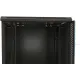 Шкаф коммутационный Hyperline (TWB-2766-SR-RAL9004) настенный 27U 600x600мм пер.дв.стал.лист 2 бок.пан. 60кг черный 1304мм