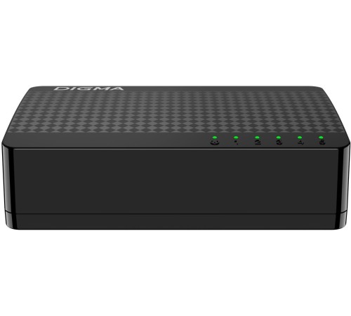 Коммутатор Digma DSW-105GE DSW-105GEV2 5x1Гбит/с неуправляемый Коммутатор Digma DSW-105GE DSW-105GEV2 5x1Гбит/с неуправляемый